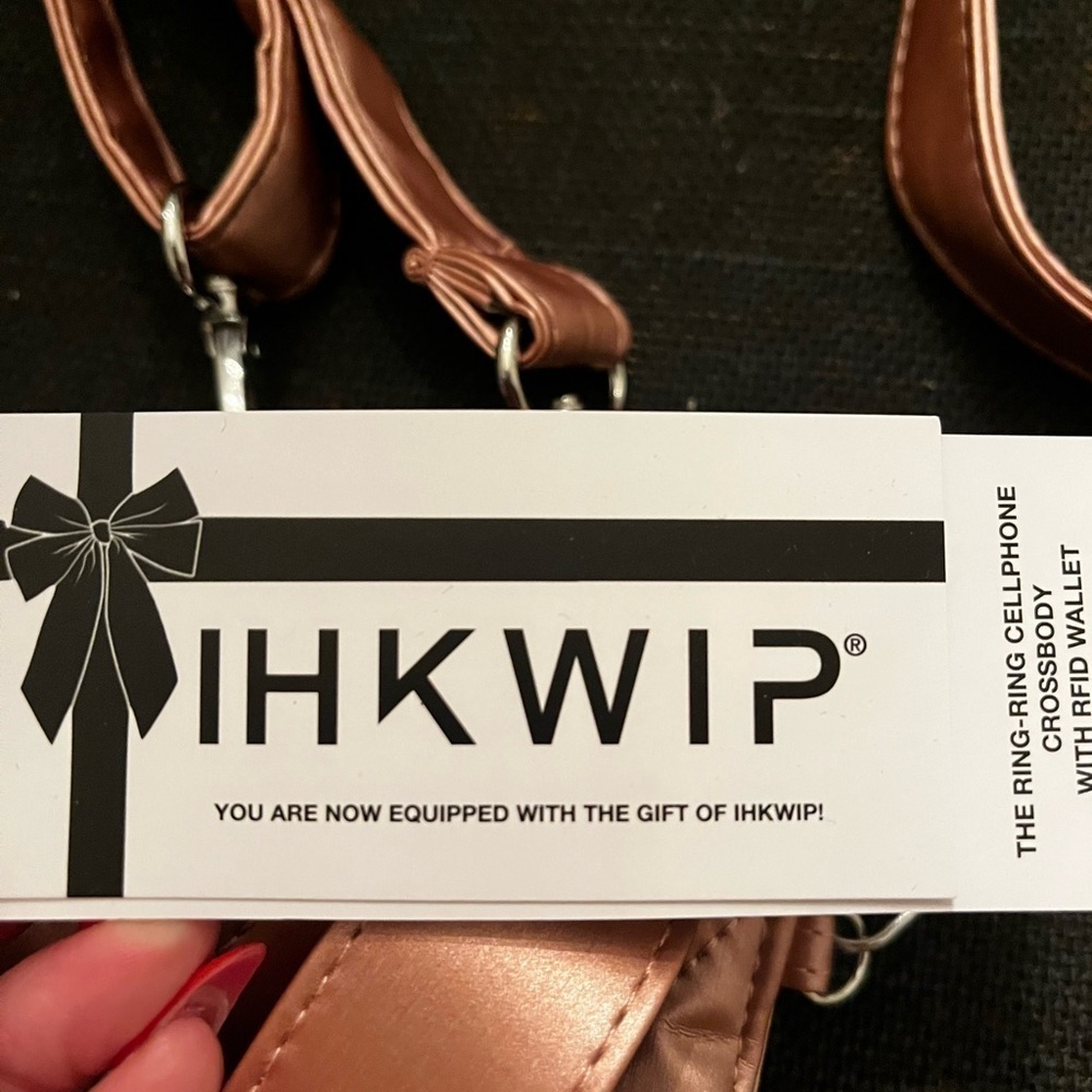 IHKWIP Pink The Ring Ring Cellphone Crossbody with RFID Wallet NWT sold out - Picture 10 of 13